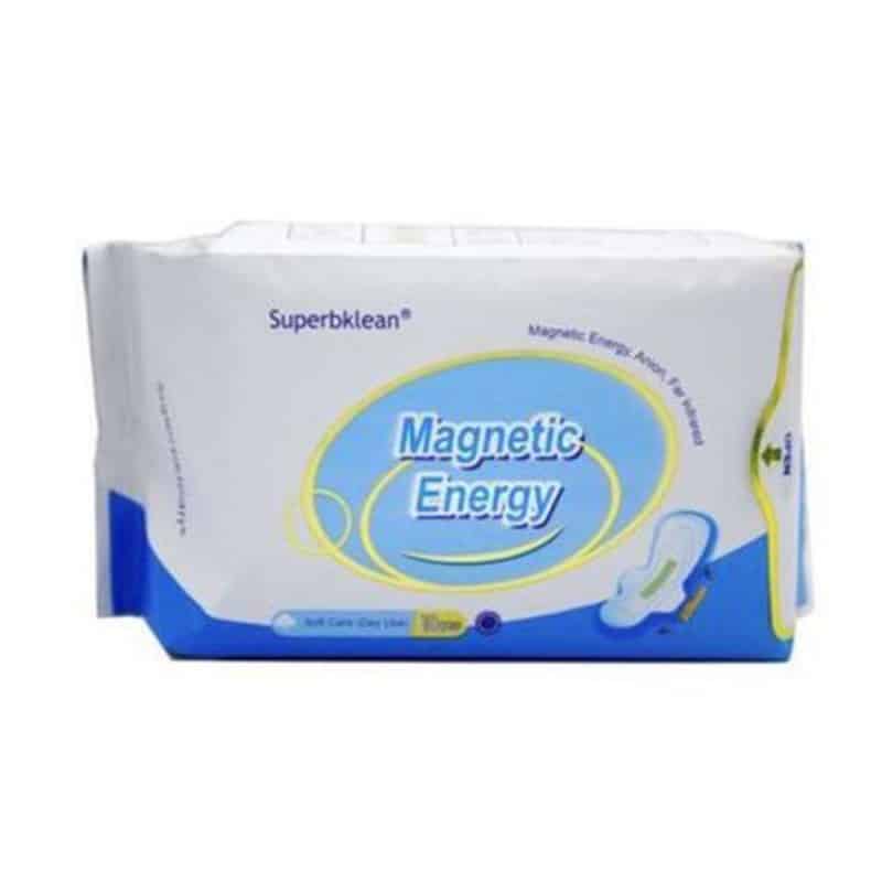 Longrich Serviette Hygiénique Bleue 230mm P/10 -Flux Régulier- City M-