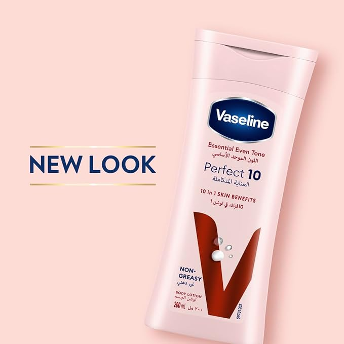 Vaseline® Lait Corps Essential Even tone Perfect 10 400ml -City M-
