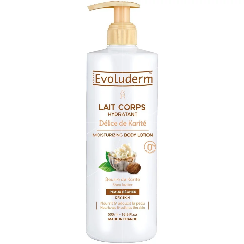 Evoluderm Lait Corps Hydratant  Délice de Karité -City M-