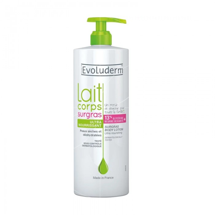 Evoluderm lait corps surgras Ultra Nourrissant 500ml -City M-