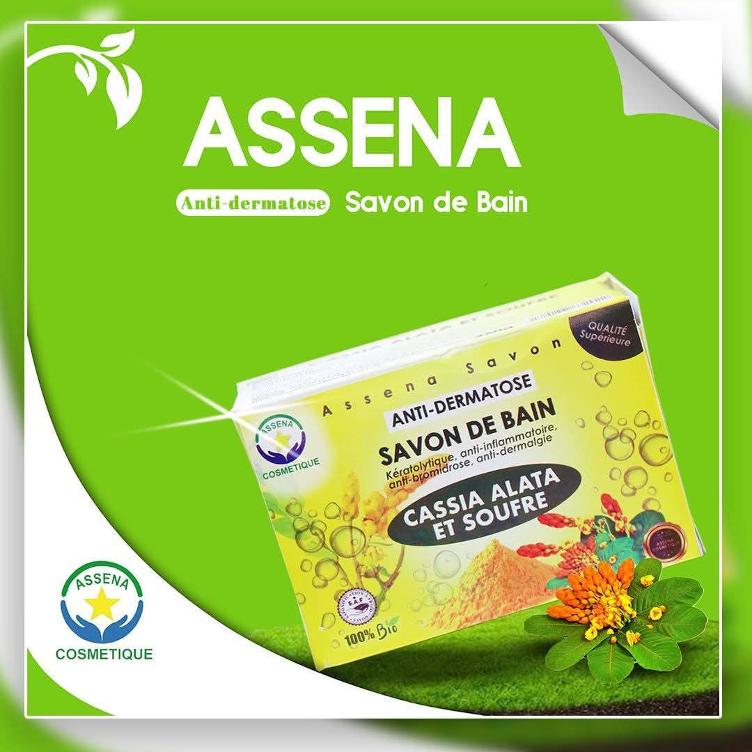 Assena Savon Anti-dermatose (Cassia Alata & Soufre) 225g -City M-