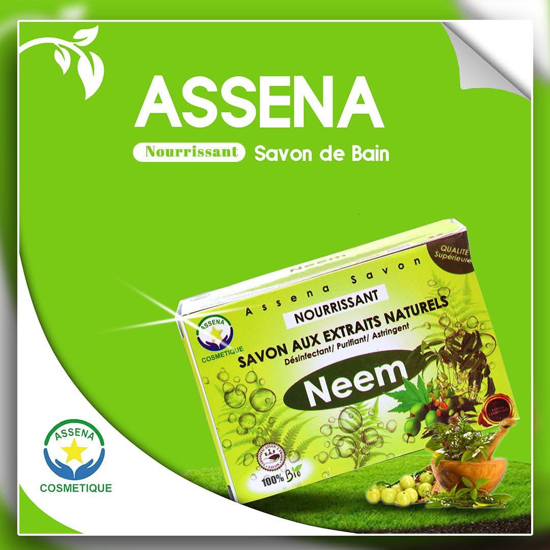 Assena Savon  Bio-Éclaircissant & Gommant (Neem) 225g -City M-